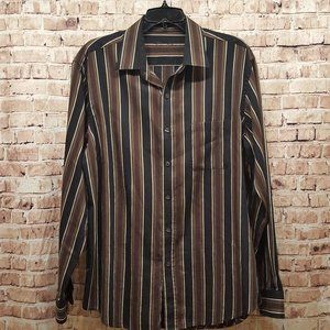 Tasso Elba Shirt Long Sleeve Button Down Size Large